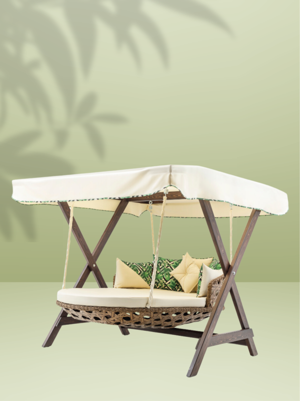Bodrum Rattan Yatak Salıncak