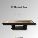 masa barbekü kendin pişir kendin ye