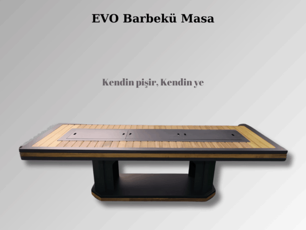 masa barbekü kendin pişir kendin ye
