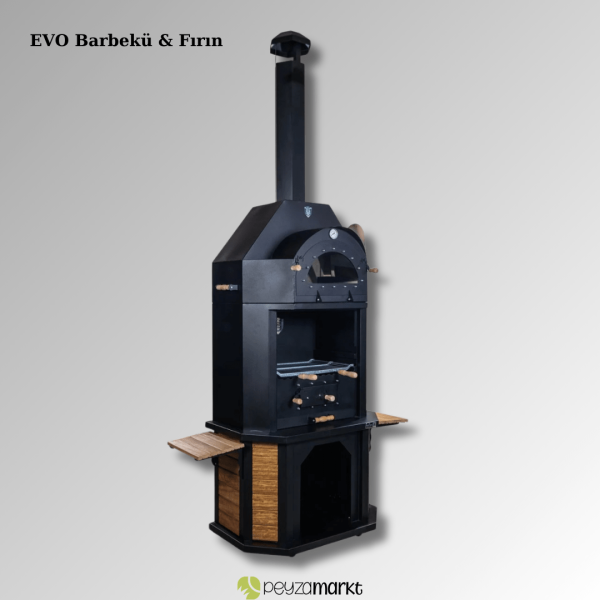 sac barbekü fırın tekerlekli