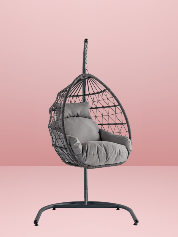 Orbit Katlanır Rattan Salıncak