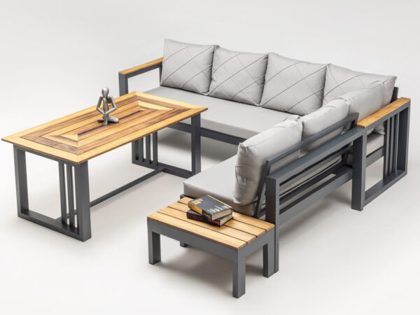 alüminyum ıroko modüler köşe takımı