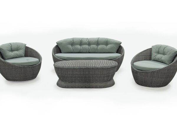 rattan dönerli oturma grubu